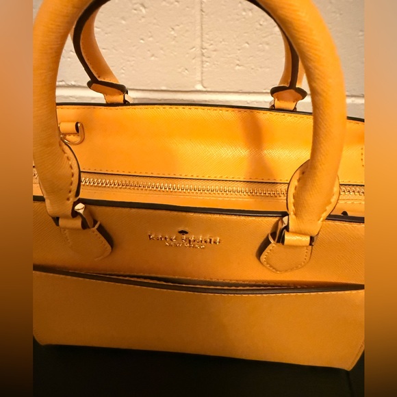 Kate Spade Madison Small Satchel crossbody bag Daffodil - Picture 5 of 13